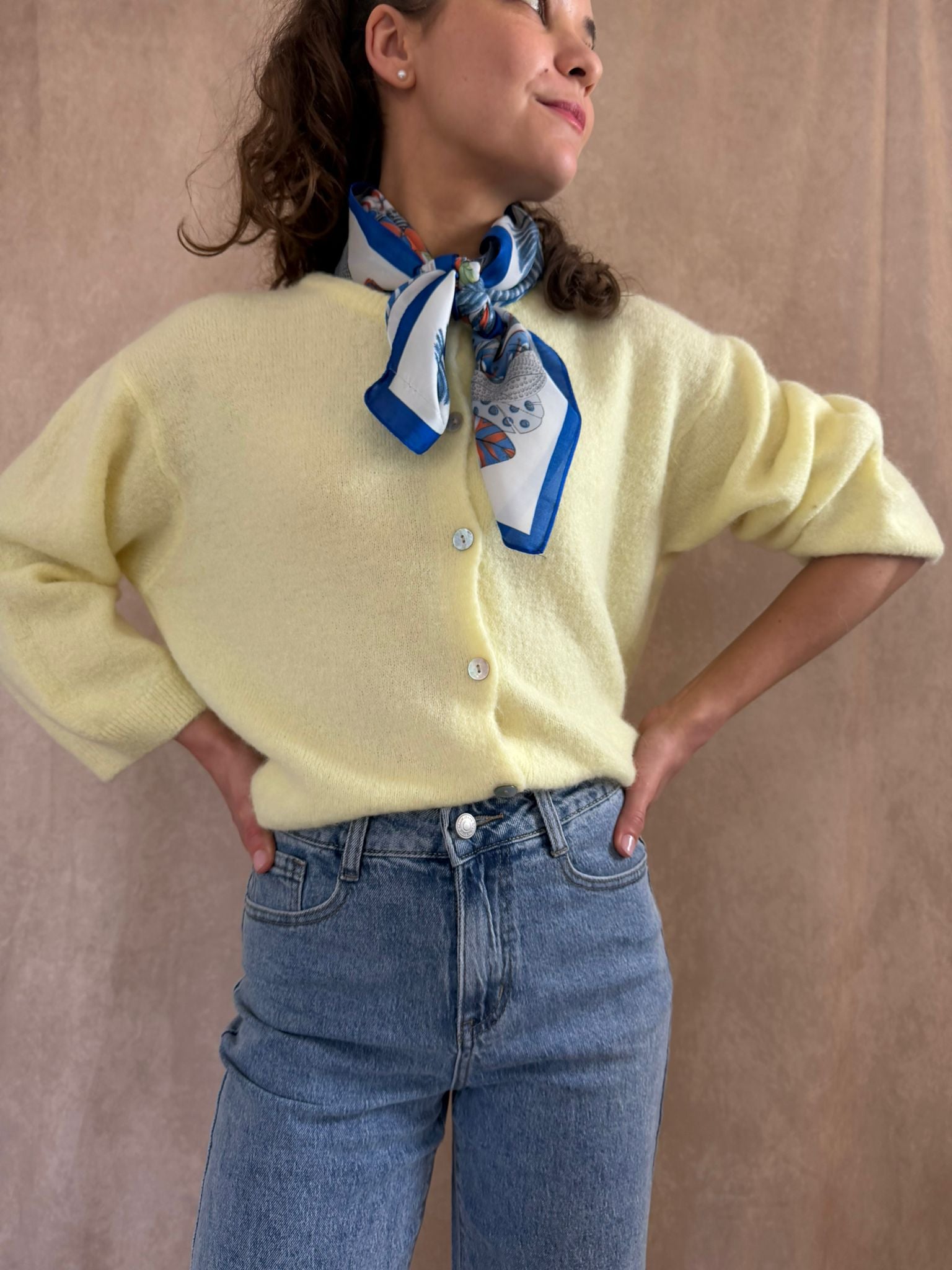 Gilet Sarah jaune