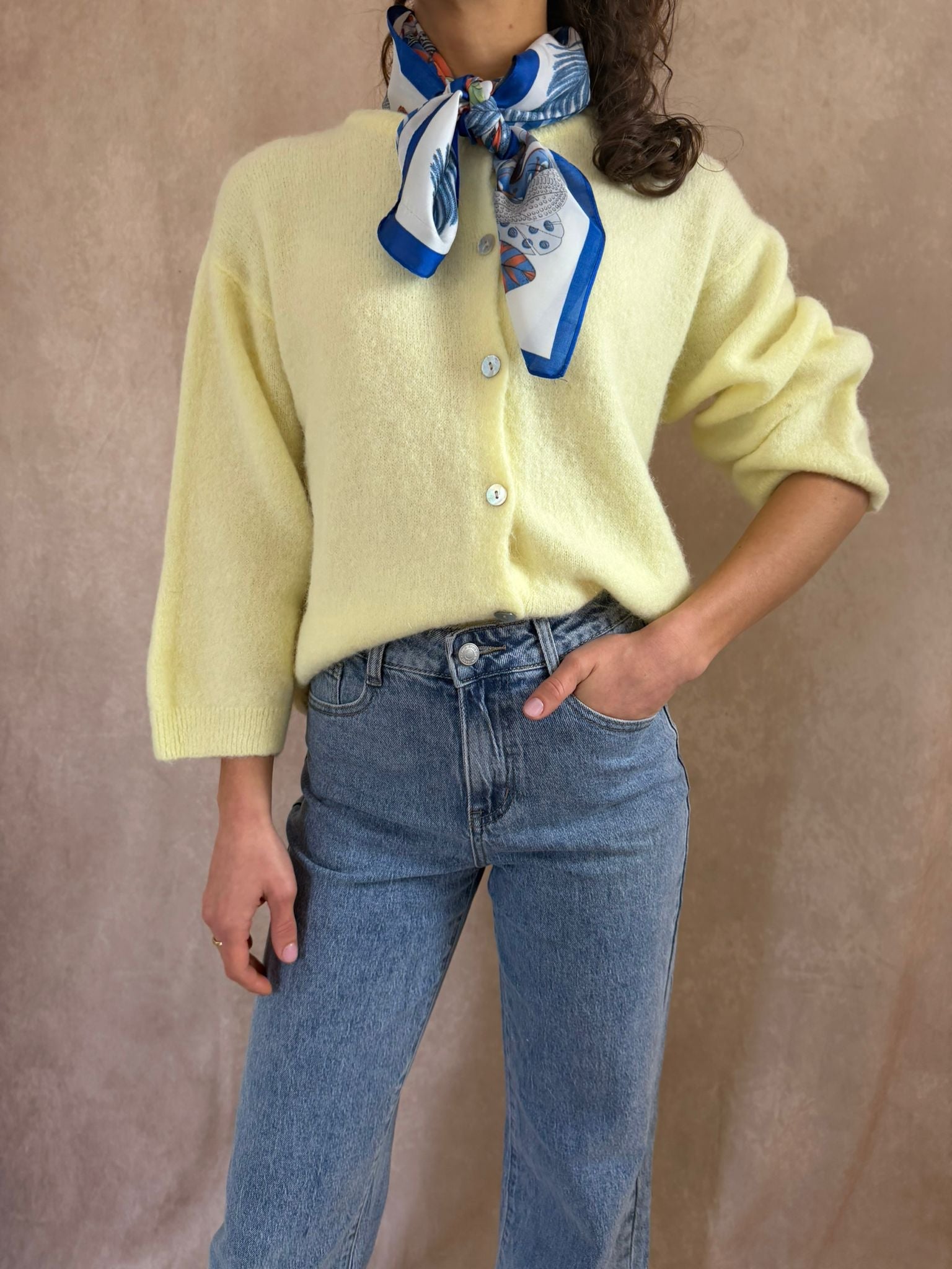 Gilet Sarah jaune