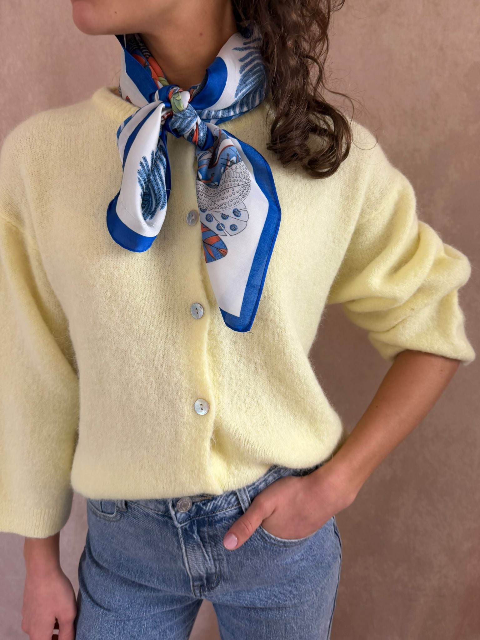 Gilet Sarah jaune