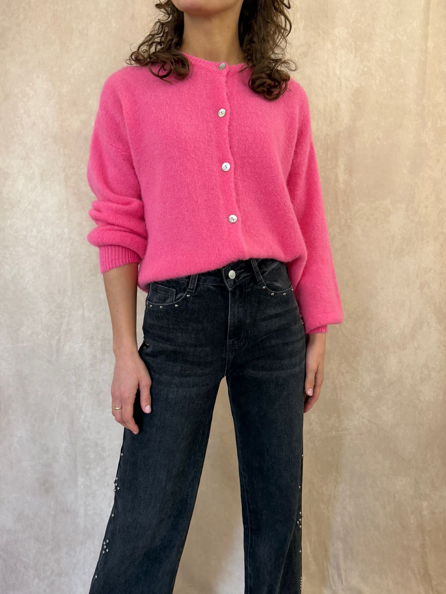 Gilet rose Sarah