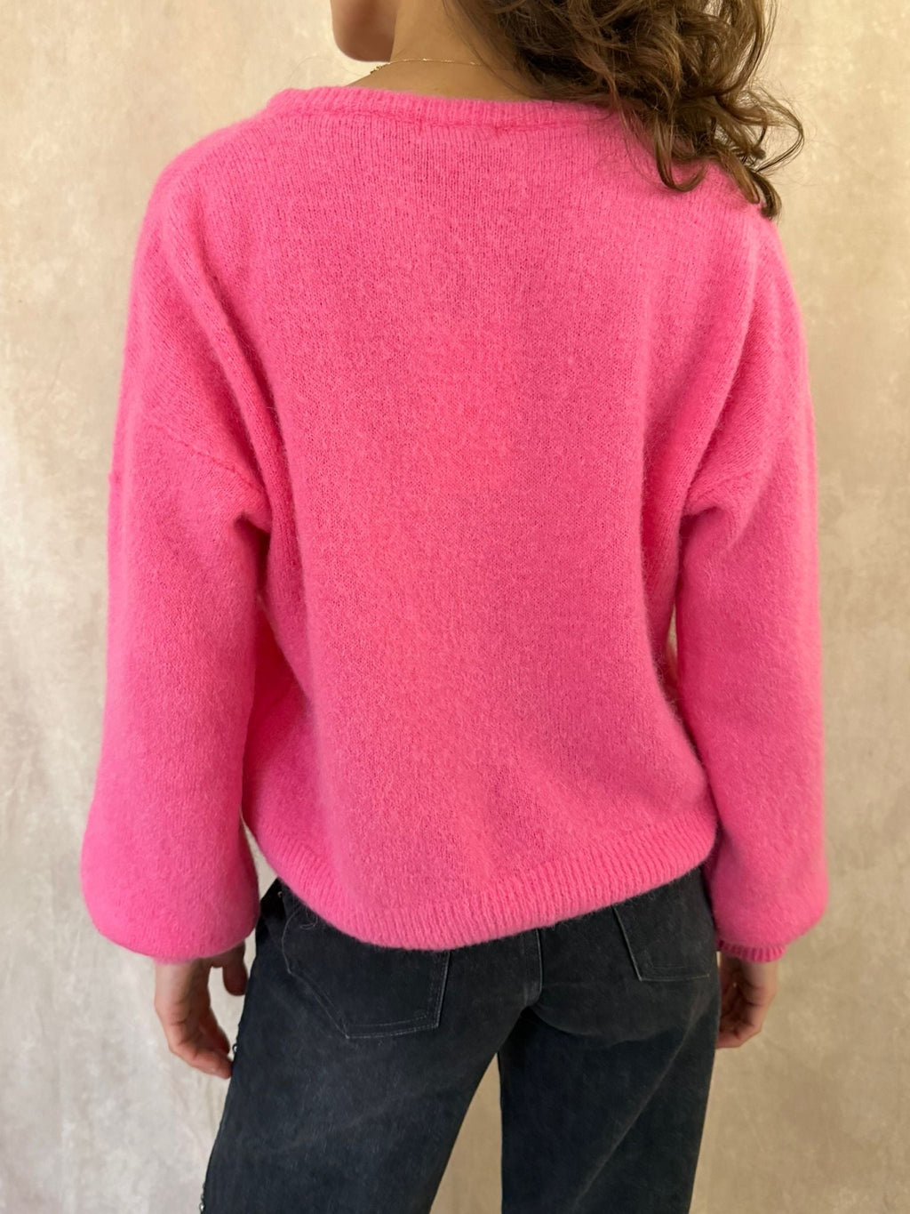 Gilet rose Sarah