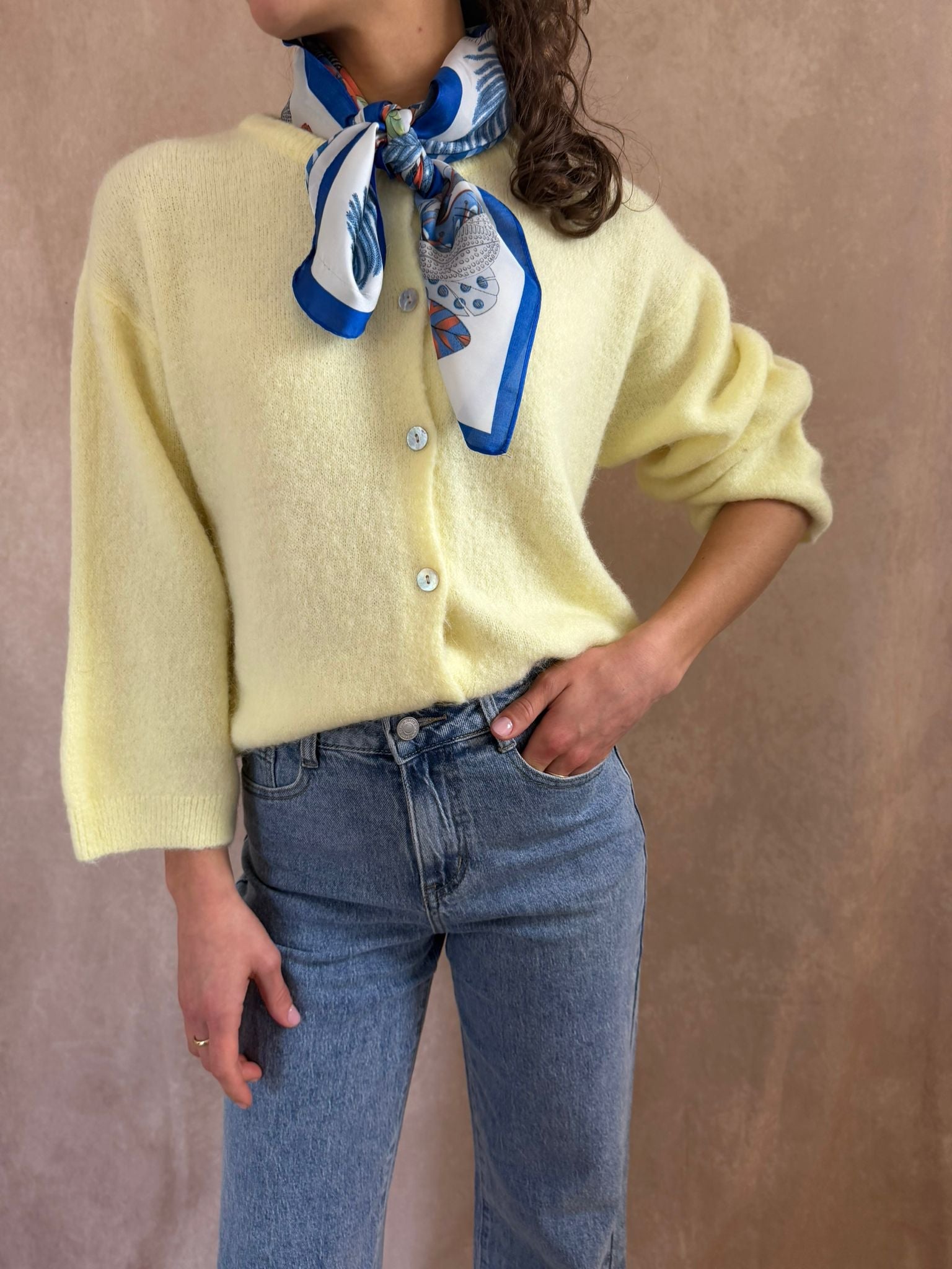 Gilet Sarah jaune
