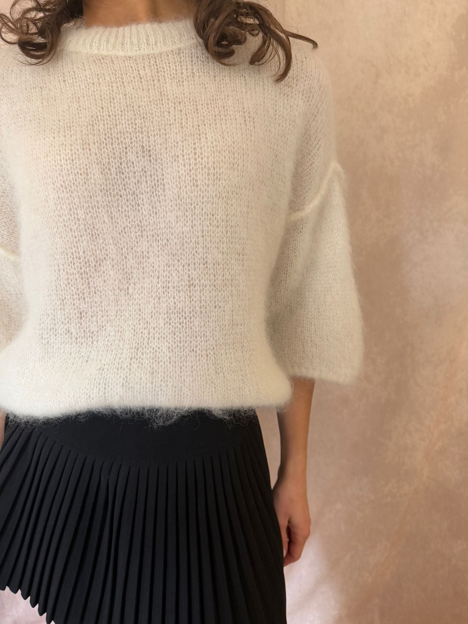 Pull ecru Louise
