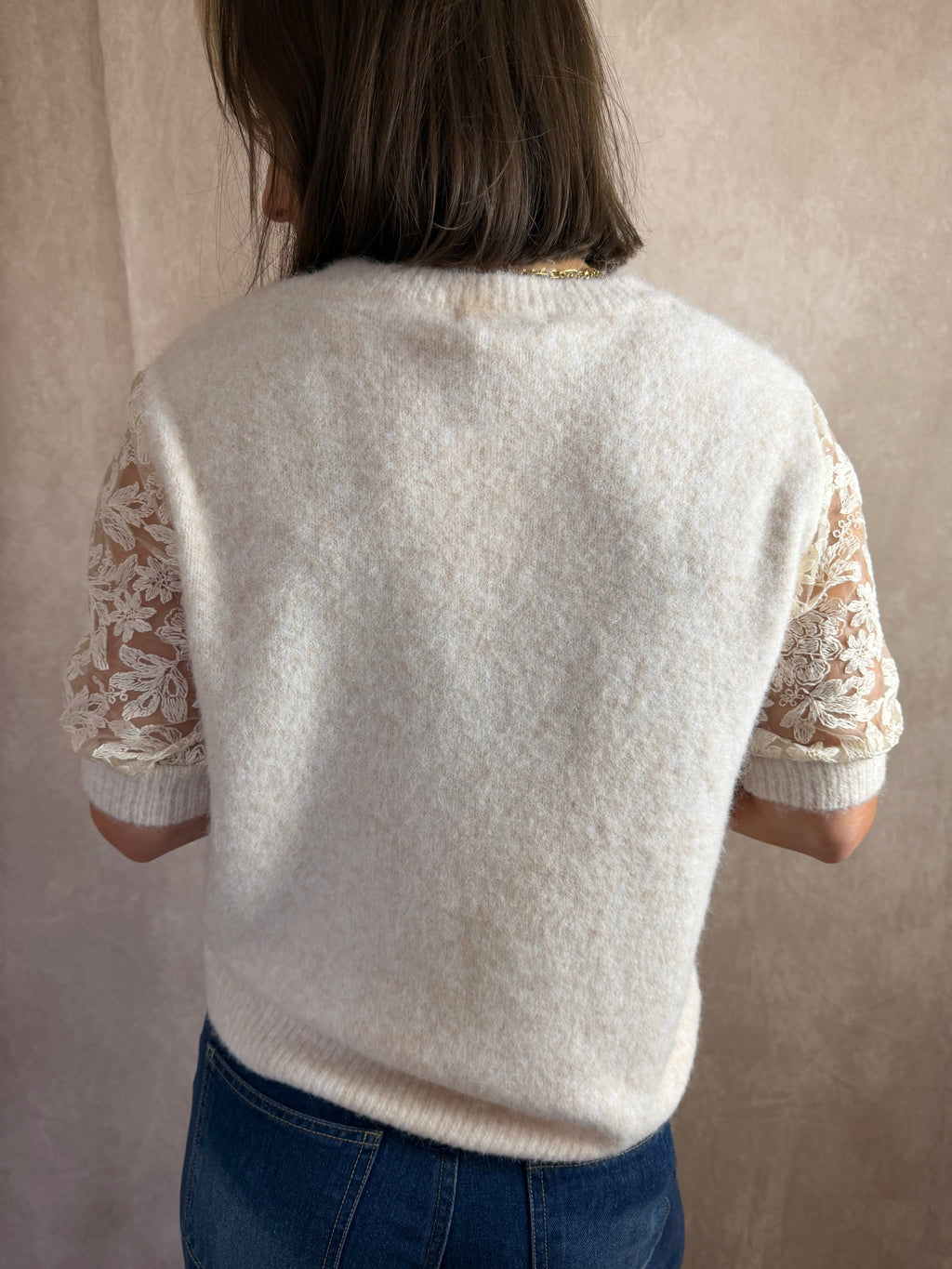 Pull écru Pauline